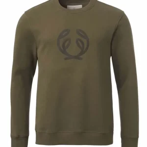 Chevalier Sweatshirt Symbol, Forest Green Neu